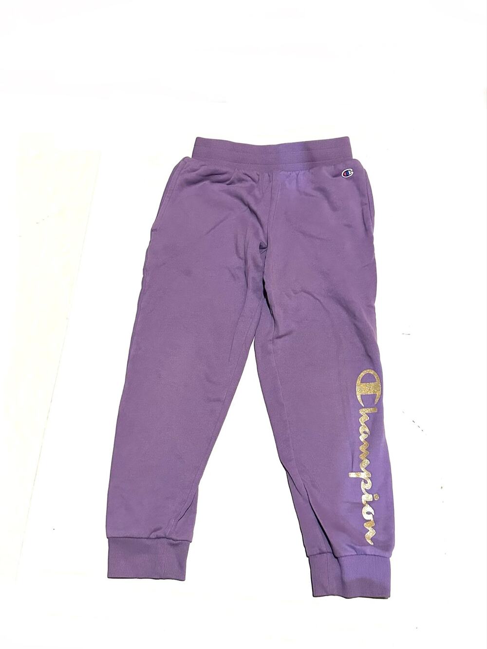 Champion Girls Light Purple Fleece Jogger Sweatpants Size Medium 8-10